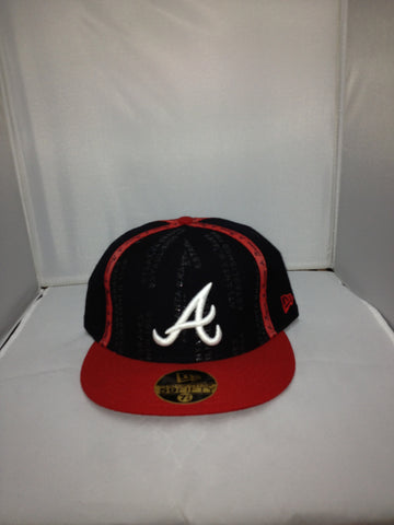 Atlanta Braves New Era Fitted NAVY/RED/WHITE 12