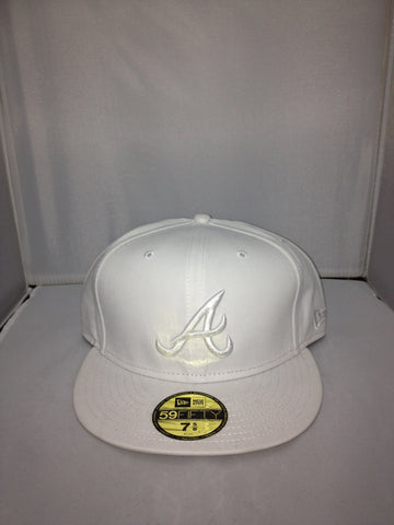 Atlanta Braves New Era Fitted WHITE/WHITE 20