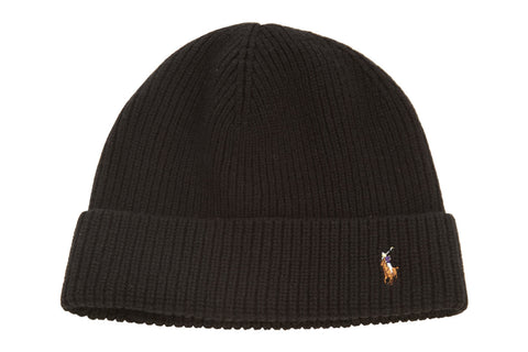 Polo Signature Cuff Wool Beanie Mens Style 604790