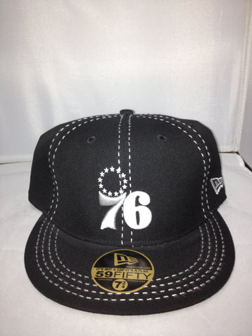 Philadelphia 76ers New Era Fitted Black/White 118