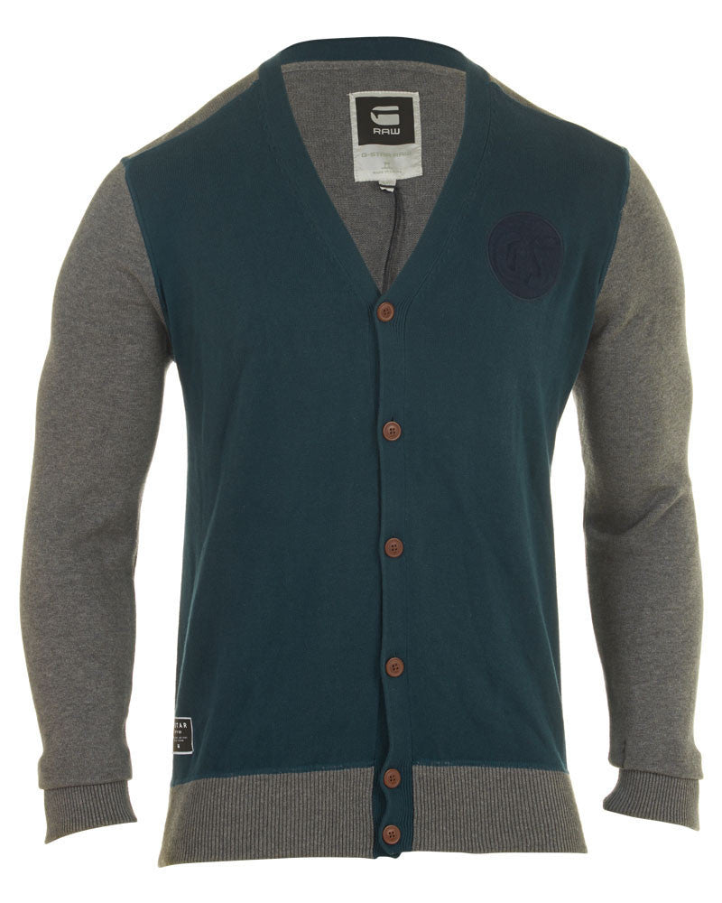 G-Star NEWS Strickjacke in Gelb und Grau MENS - STYLE # 86011-2341 - 1165