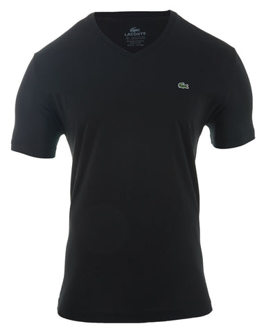 Lacoste Short Sleeve Pima Jersey V neck T-shirt Style # TH6604-51