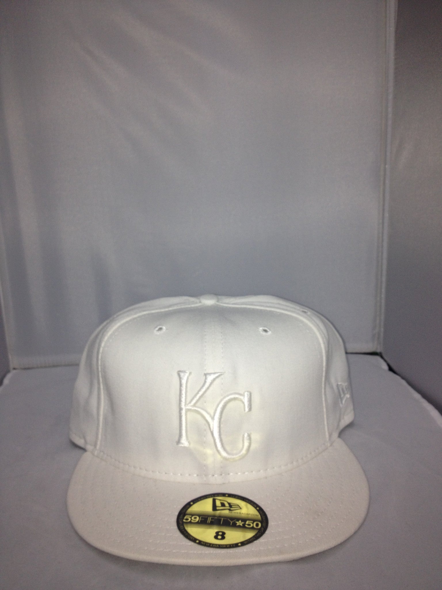 Kansas City Royals New Era Fitted White 58