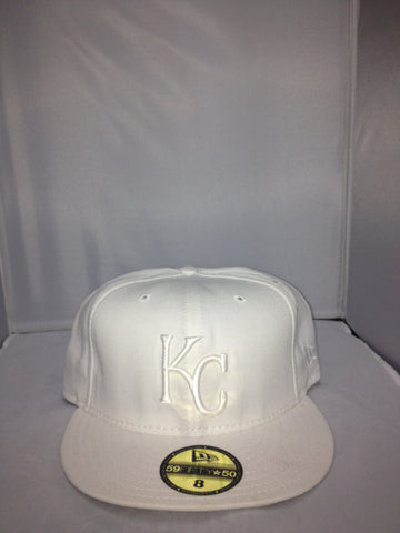 Kansas City Royals New Era Fitted White 58