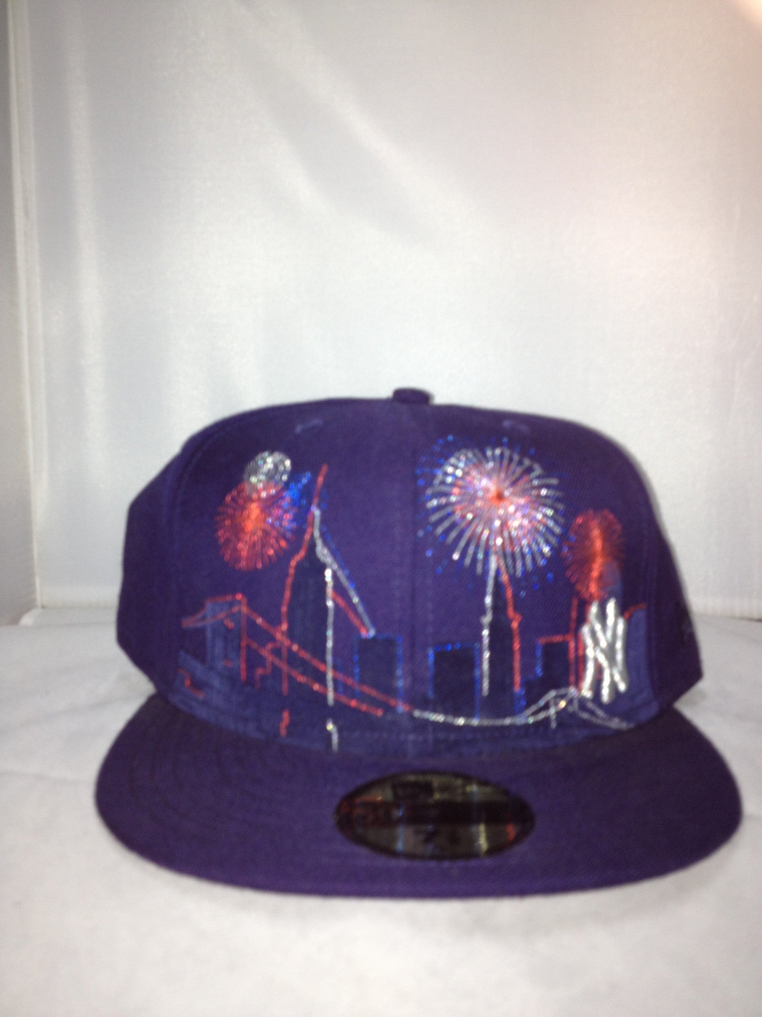 New York Yankees New Era Fitted Blue/Red/Silver 214