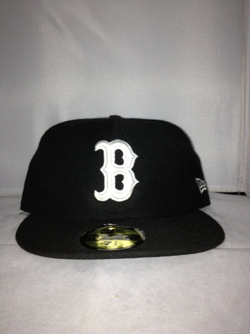 NEW ERA BOSTON RED SOX FITTED BLACK/WHITE 325