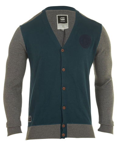 	G-Star NEWS Strickjacke in Gelb und Grau MENS - STYLE # 86011-2341 - 1165