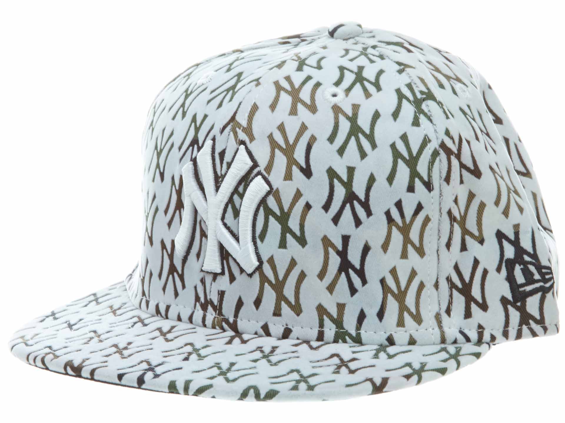 New York Yankees New Era Fitted White/Black 50