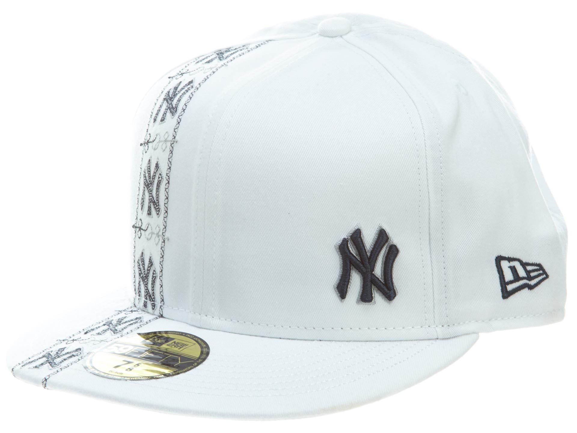 New York Yankees New Era Fitted White/Black 75