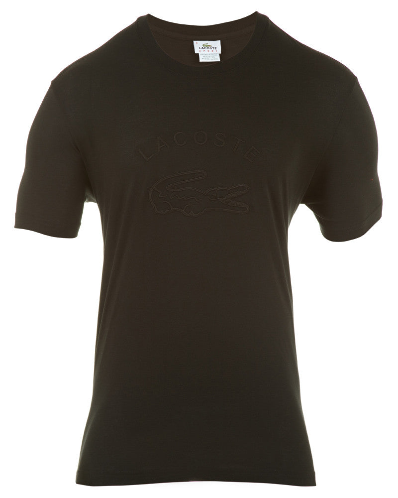 LACOSTE MENS COTTON JERSEY CROC GRAPHIC T-SHIRT STYLE# TH9404-51