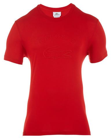 LACOSTE COTTON JERSEY CROC GRAPHIC T-SHIRT STYLE# TH9404 