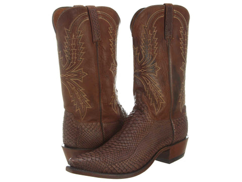 LUCCHESE CH BURN PYTH/TN BURN RANCH 5/4 STYLE # N1082