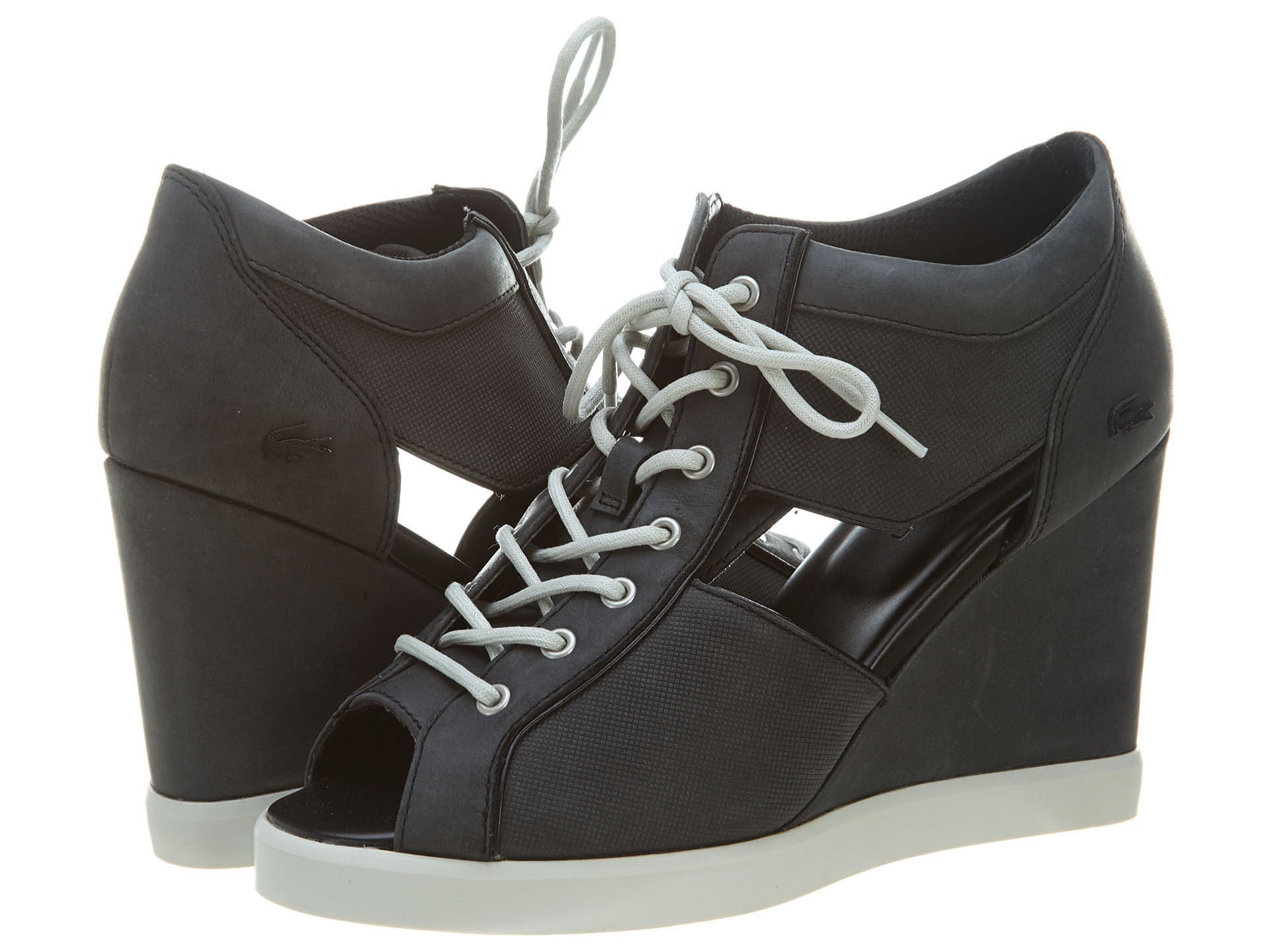 LACOSTE BERNELLE PEEPTOE SRW LEATHER STYLE# 7-27SRW1224