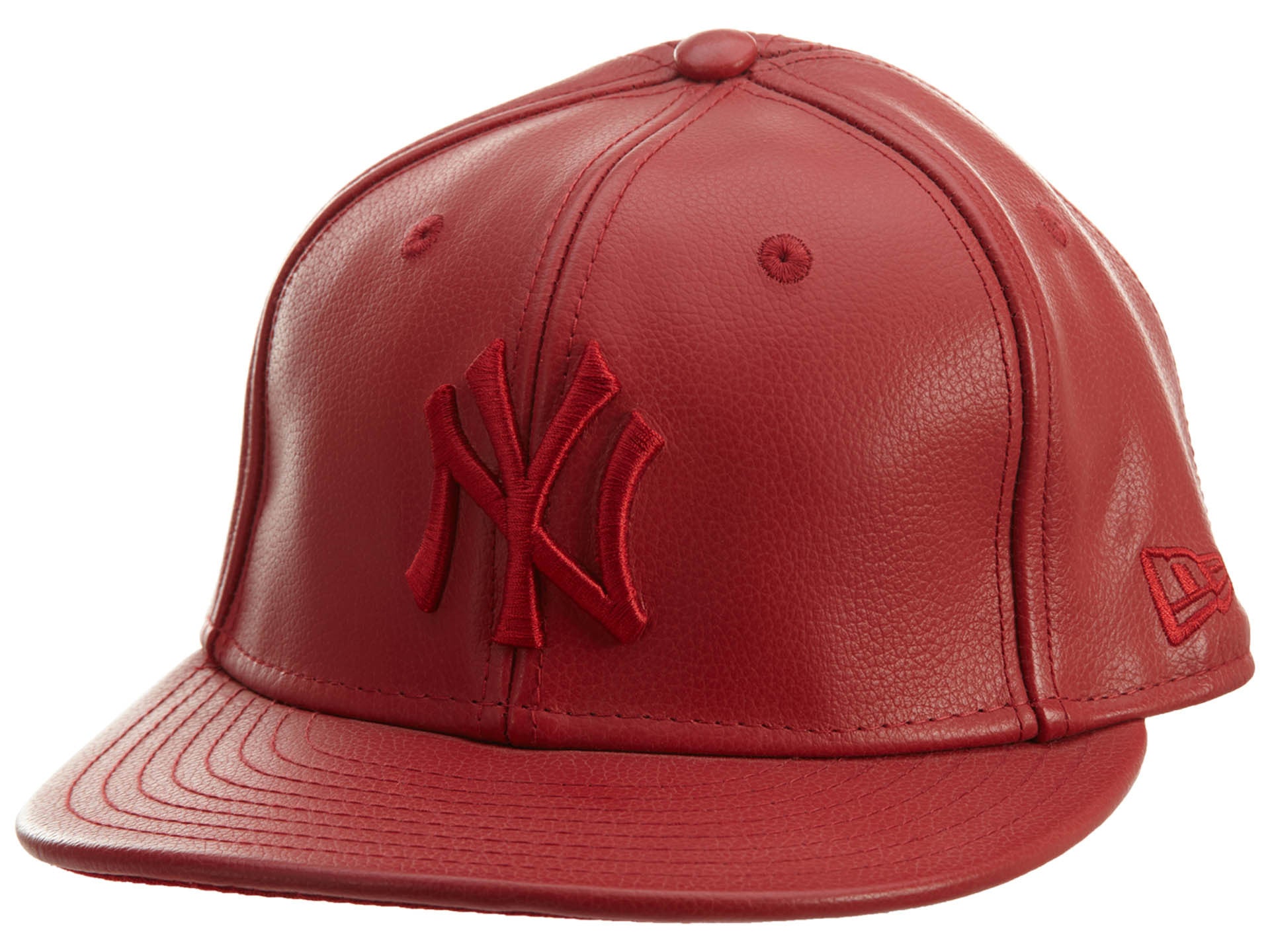 New Era Fitted Leather Mens Style : Leather Hat