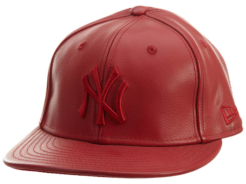 New Era Fitted Leather Mens Style : Leather Hat